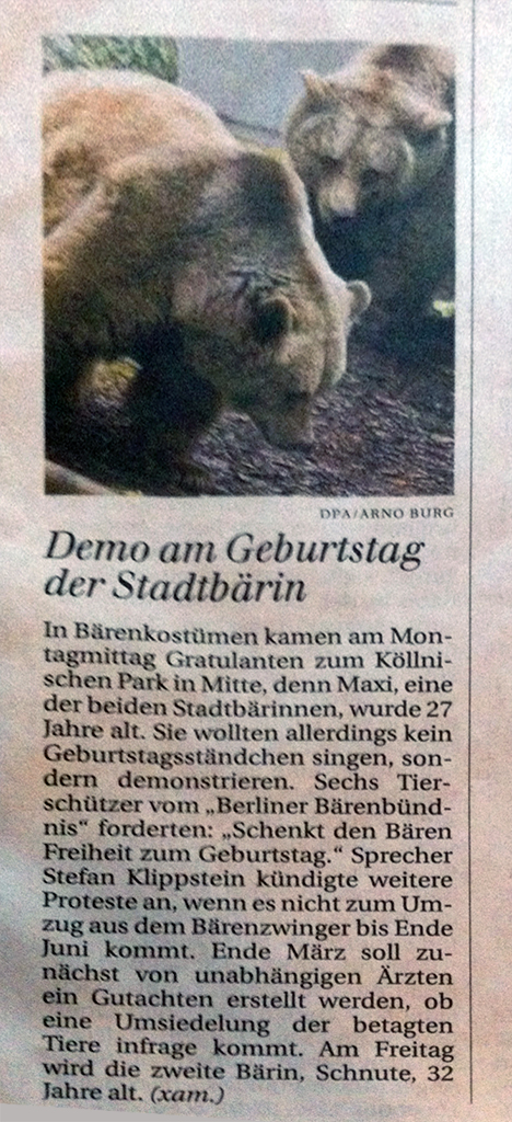Berliner Zeitung 15.03.1012